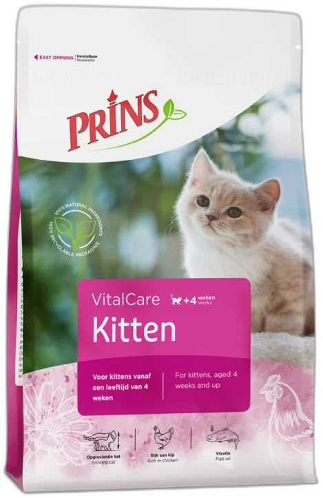Prins VitalCare KITTEN - Kattenvoer - 1,5 kg Prins VitalCare KITTEN - Kattenvoer - 1,5 kg